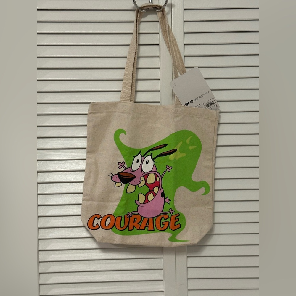 3/$15 or 5/$20 Courage the Cowardly Dog Tote Bag - NWT